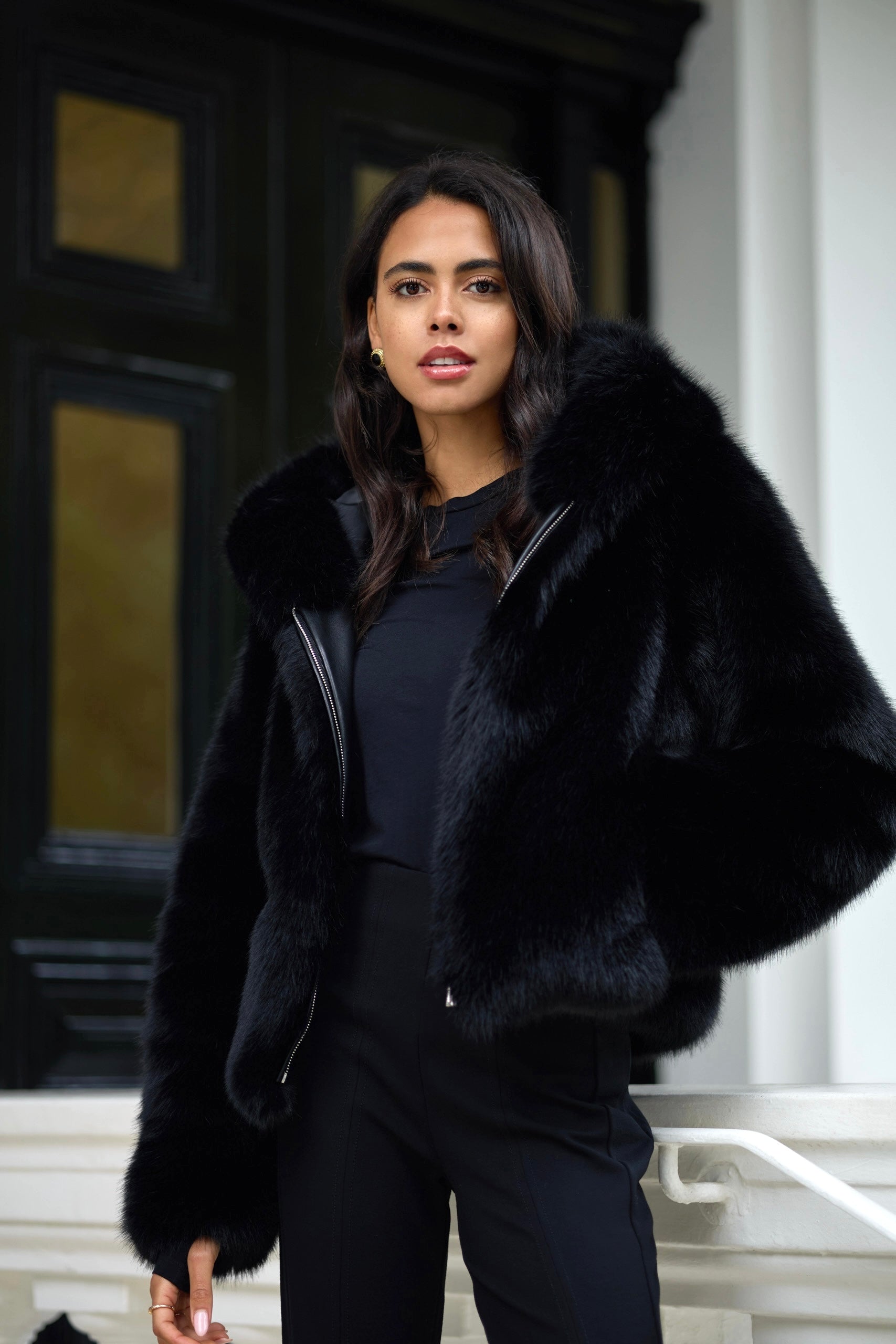 Faux Fur Madison Coat