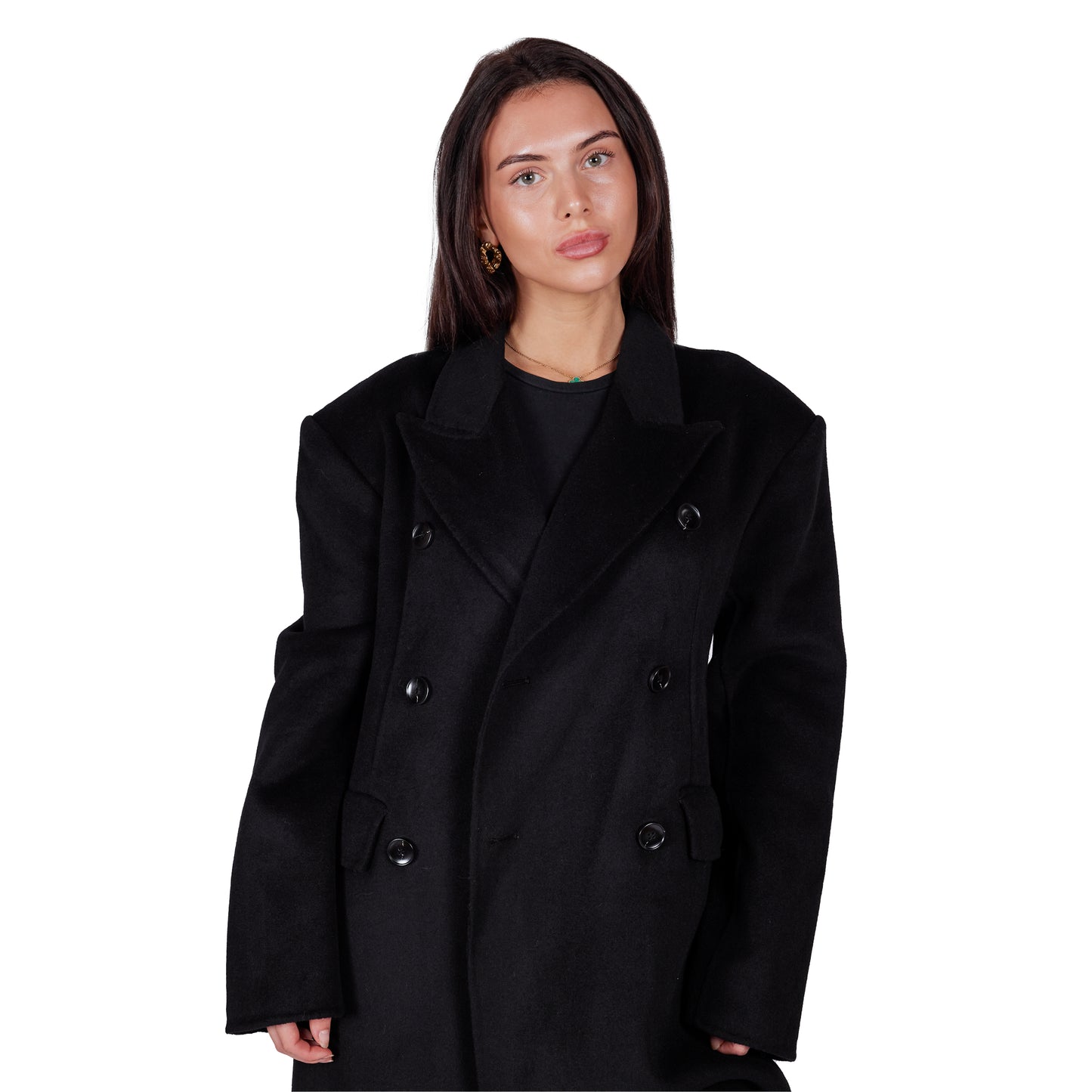 Lucinda Oversized Coat - Black