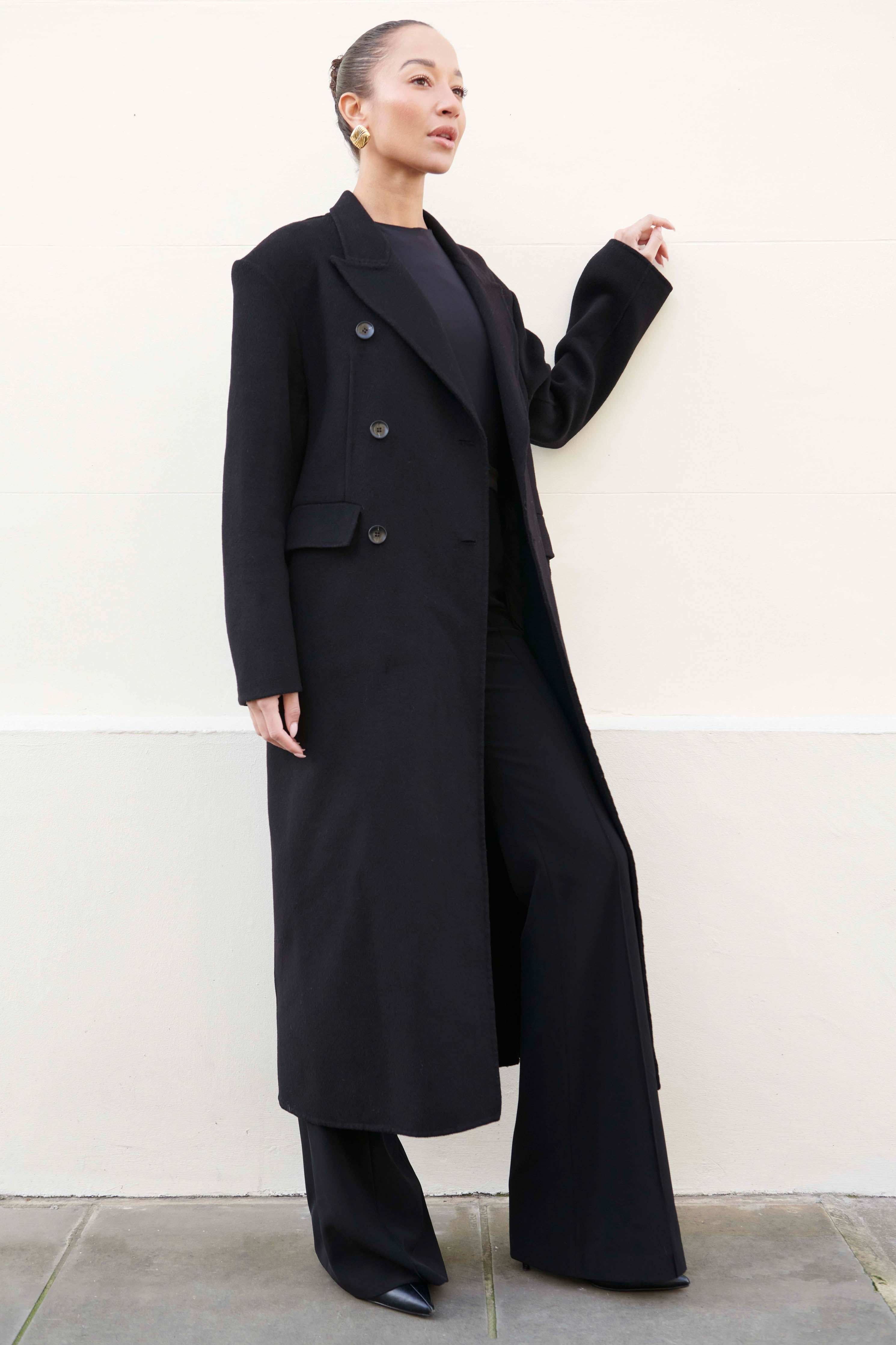 Lucinda Oversized Coat - Black