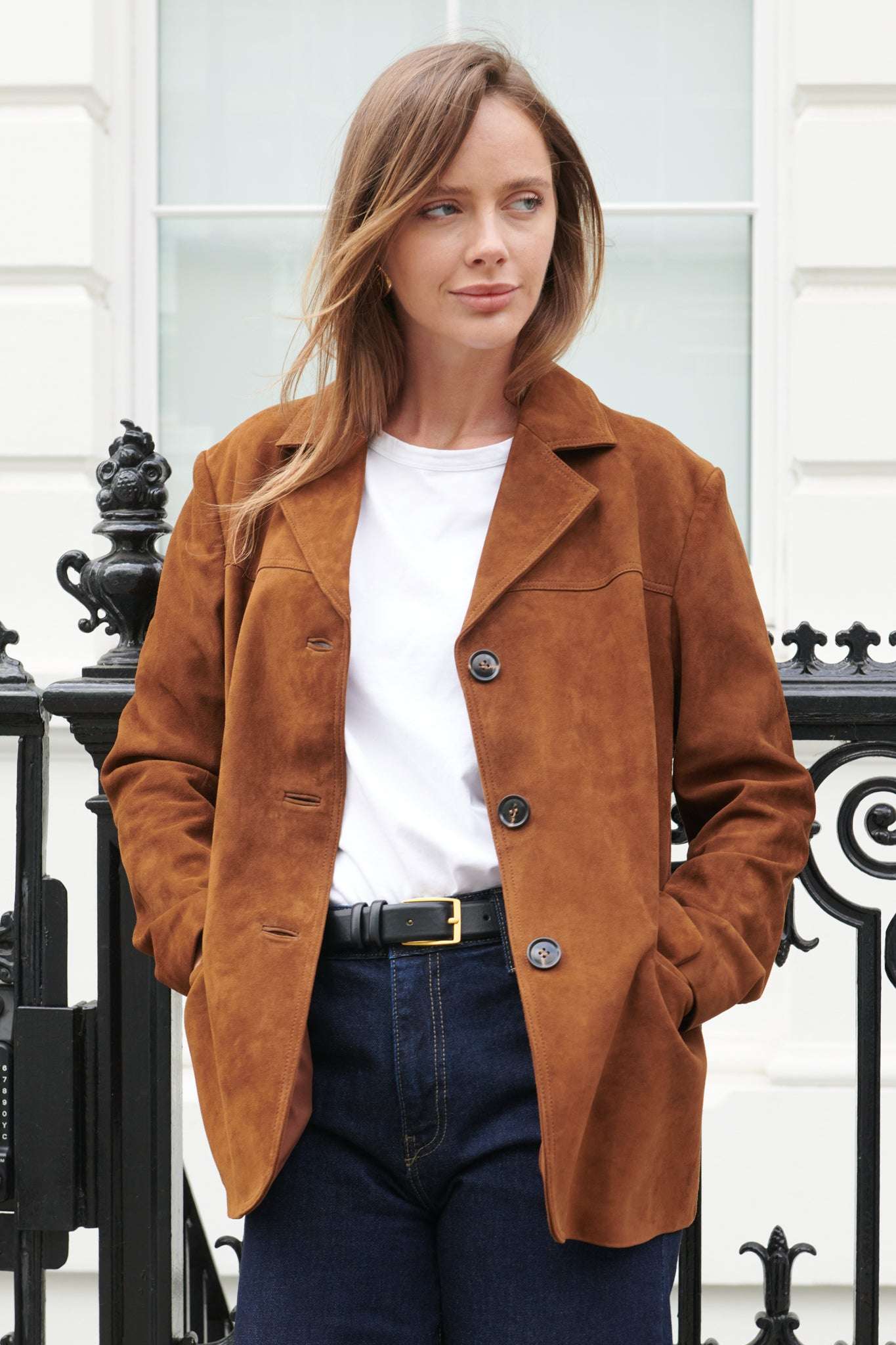 The Jasmine Suede Blazer