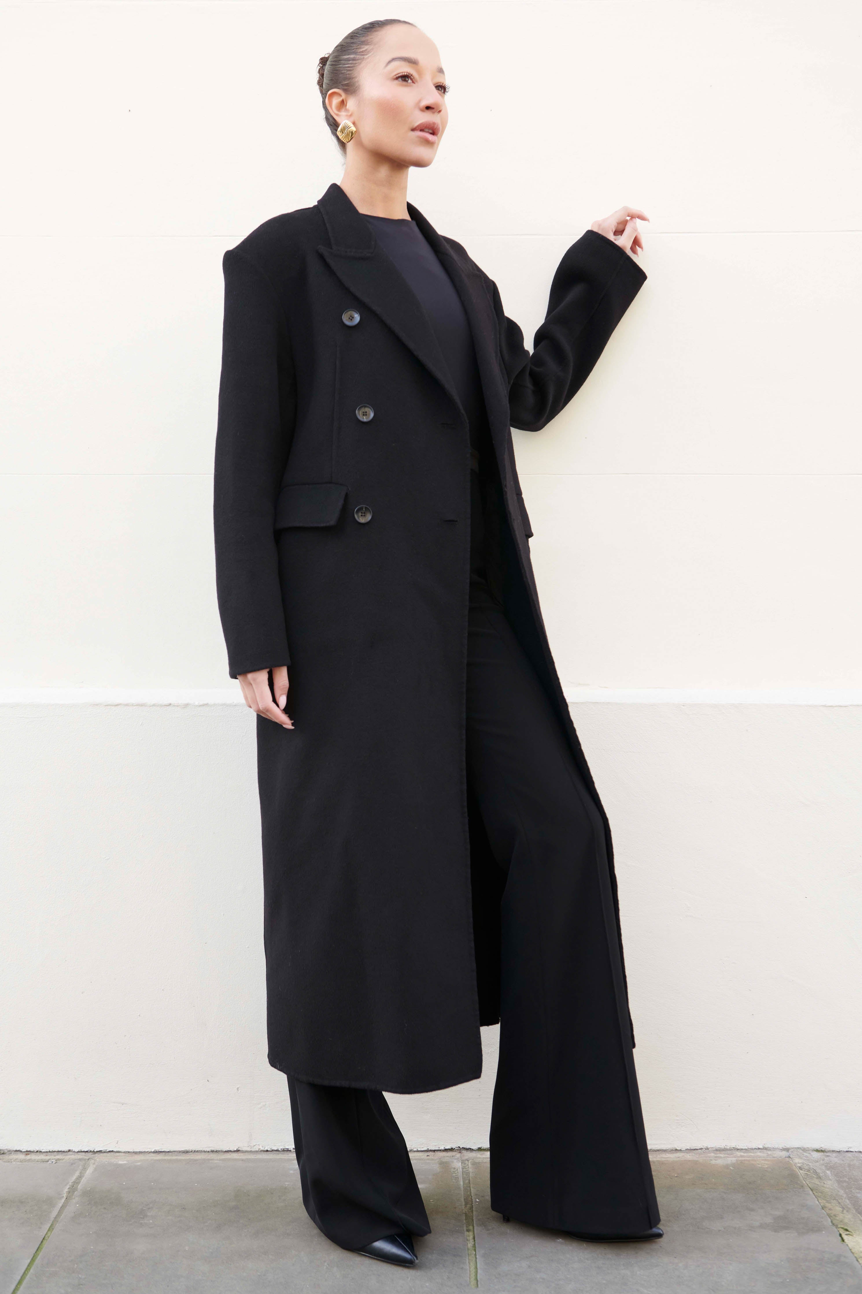 Lucinda Oversized Coat - Black