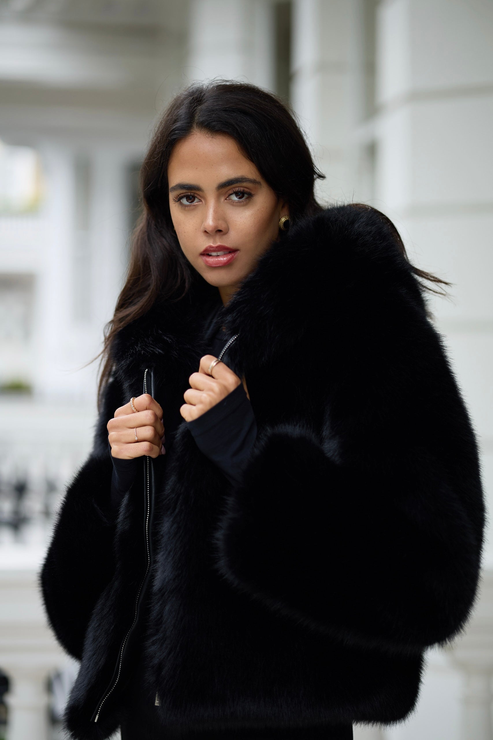 Faux Fur Madison Coat