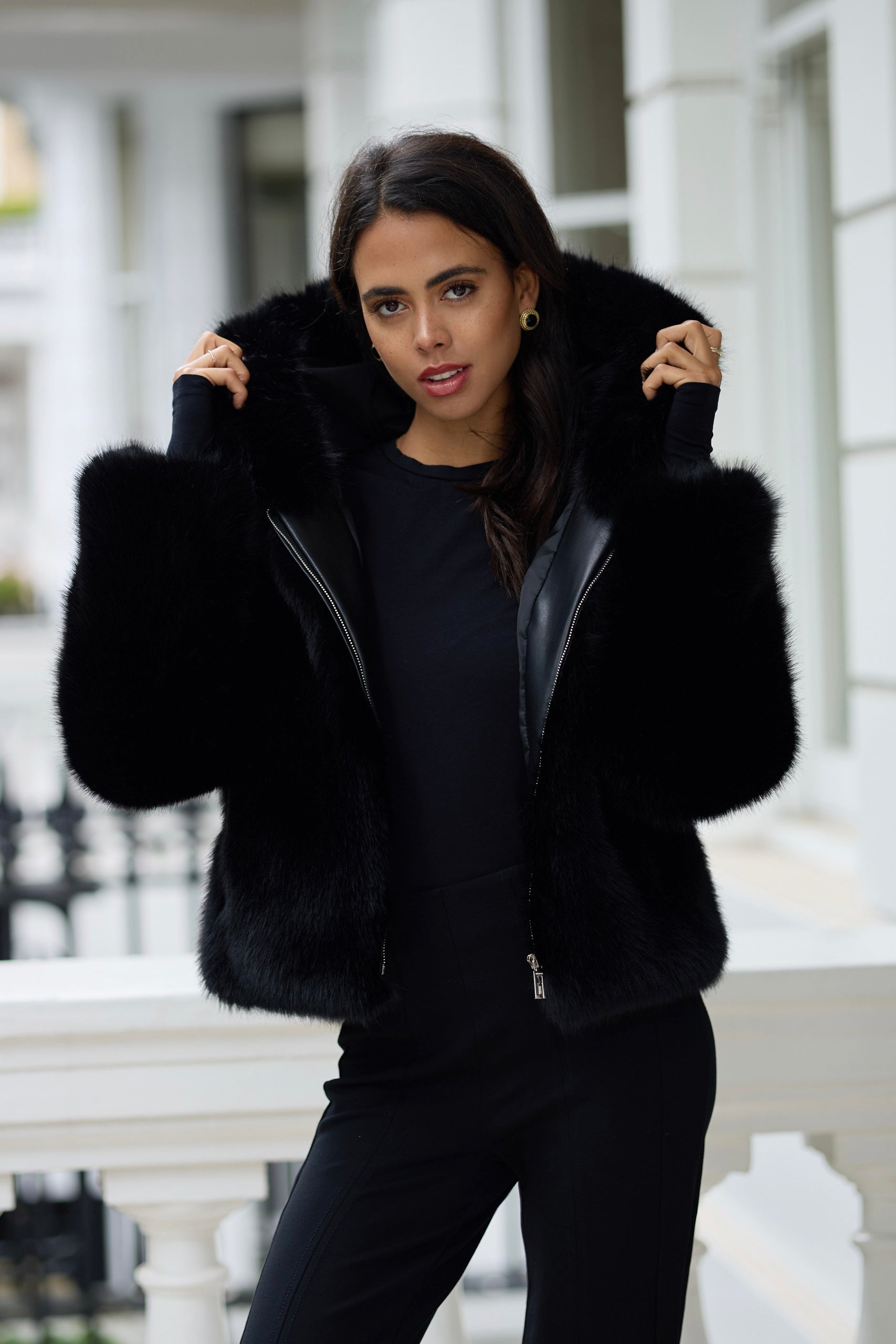 Faux Fur Madison Coat