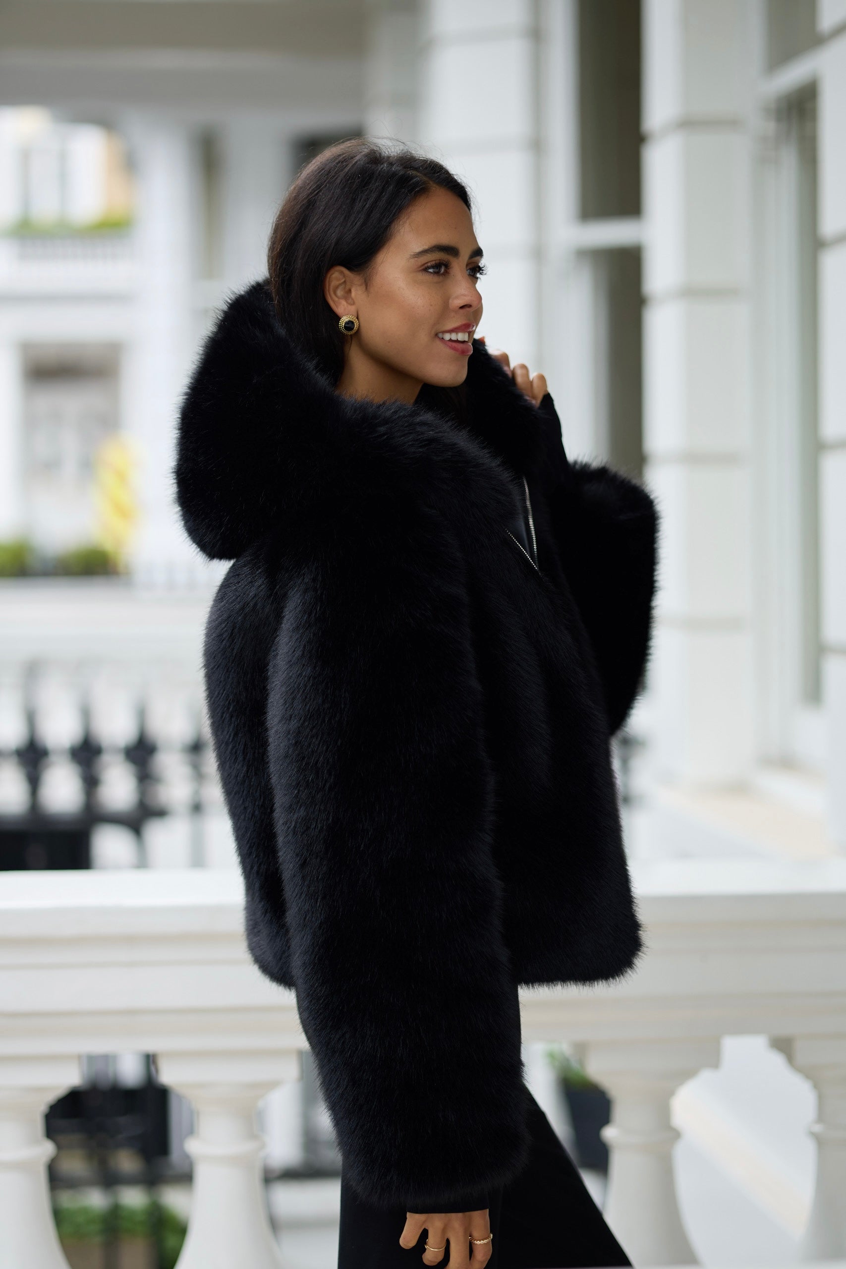 Faux Fur Madison Coat