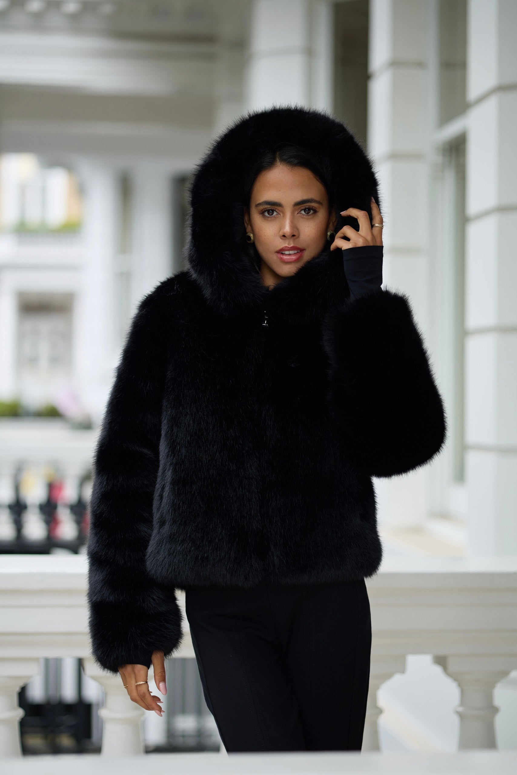 Faux Fur Madison Coat