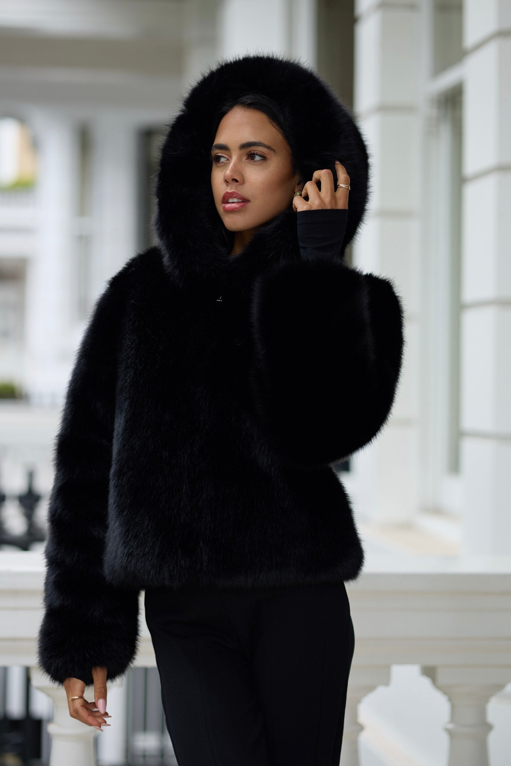 Faux Fur Madison Coat